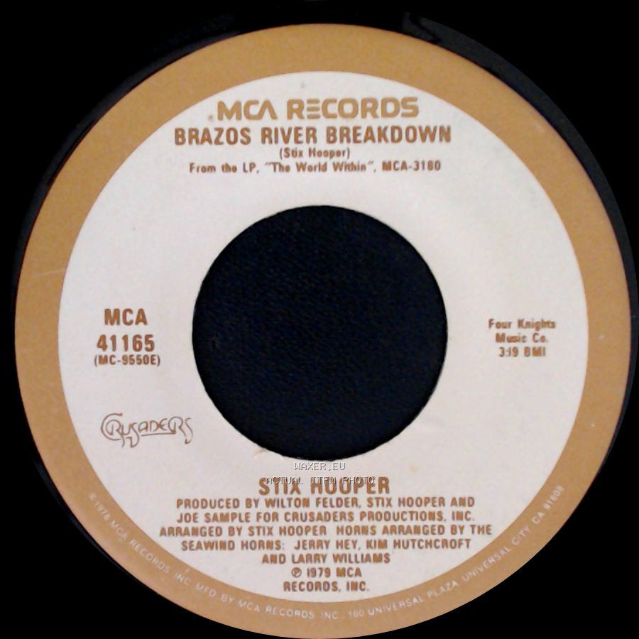Stix Hooper - Rum Or Tequila? / Brazos River Breakdown side B