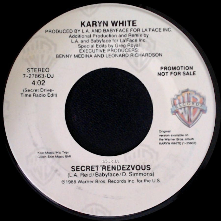 Karyn White - Secret Rendezvous / Secret Rendezvous side B