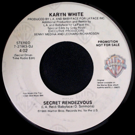 Karyn White - Secret Rendezvous / Secret Rendezvous side B