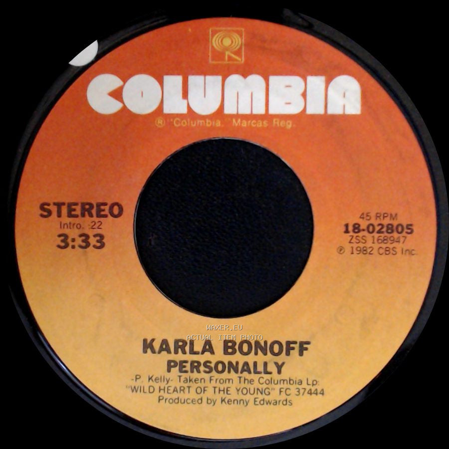 Karla Bonoff - Personally / Dream side A