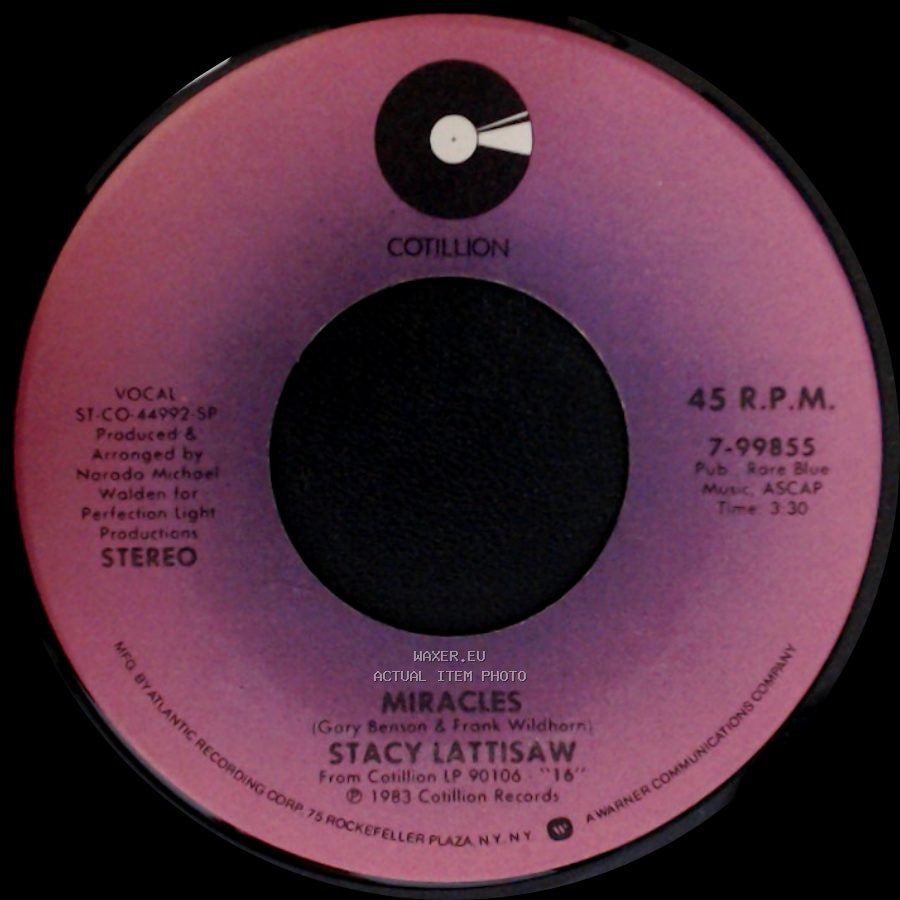 Stacy Lattisaw - Miracles / Black Pumps And Pink Lipstick side A