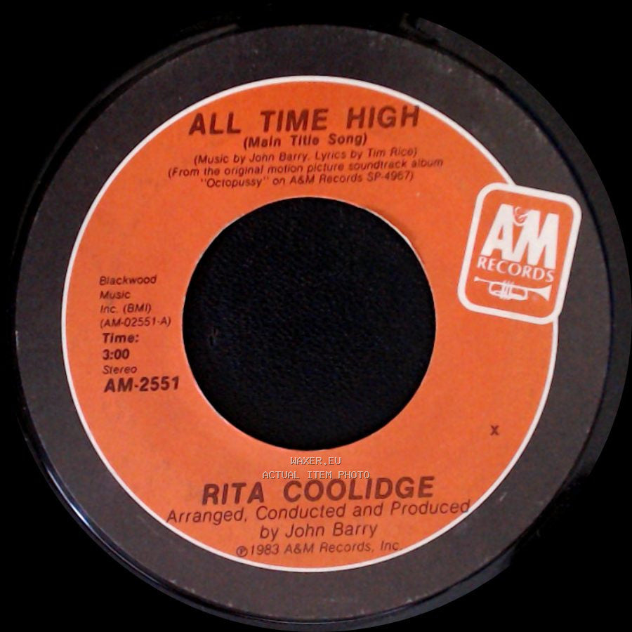 Rita Coolidge - All Time High / All Time High (Extended Instrumental Version) side A