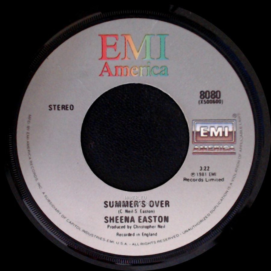 Sheena Easton - Summer's Over / Modern Girl side A