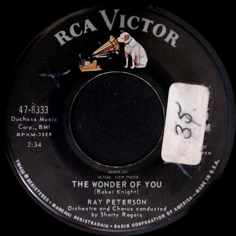Ray Peterson - Goodnight My Love (Pleasant Dreams) / The Wonder Of You side B