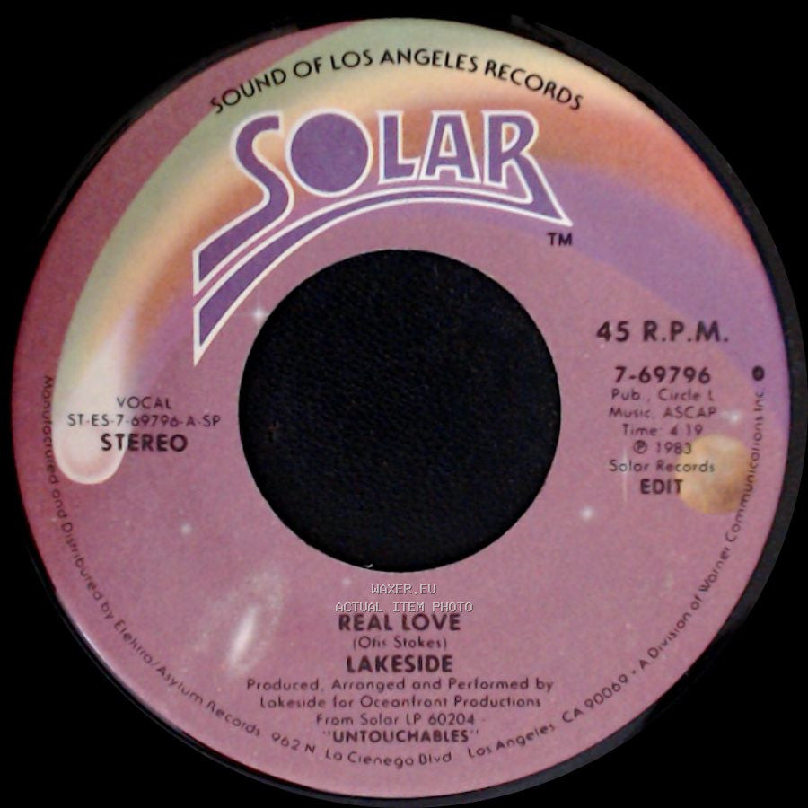 Lakeside - Tinsel Town Theory (Aka: The Hollywood Story) / Real Love side B