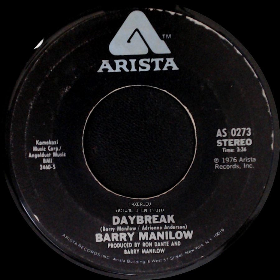 Barry Manilow - Jump Shout Boogie / Daybreak side B