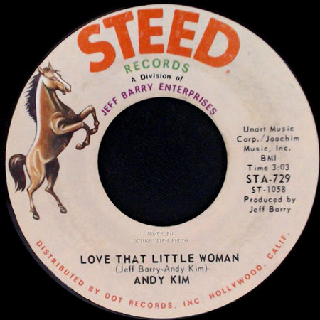 Andy Kim - Be My Baby / Love That Little Woman side B