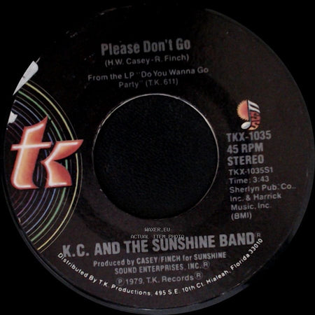K.C. And The Sunshine Band - I Betcha Didn't Know That / Please Don't Go side B