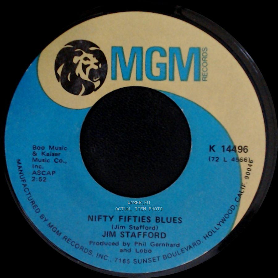 Jim Stafford - Swamp Witch / Nifty Fifties Blues side B