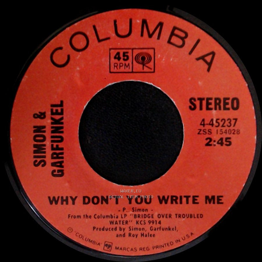 Simon & Garfunkel - El Condor Pasa / Why Don't You Write Me side B