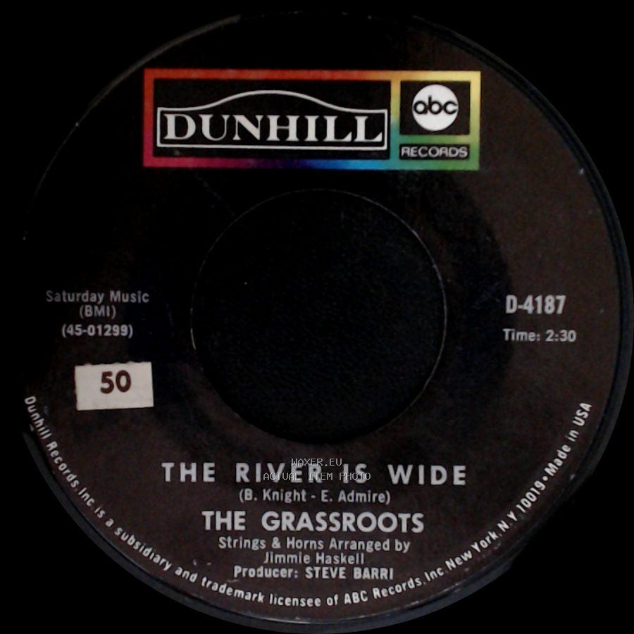 The Grassroots - (You Gotta) Live For Love / The River Is Wide side B
