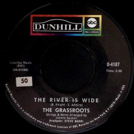 The Grassroots - (You Gotta) Live For Love / The River Is Wide side B