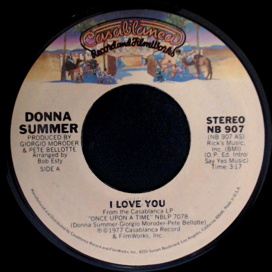 Donna Summer - I Love You / Once Upon A Time side A