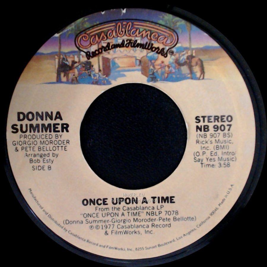Donna Summer - I Love You / Once Upon A Time side B