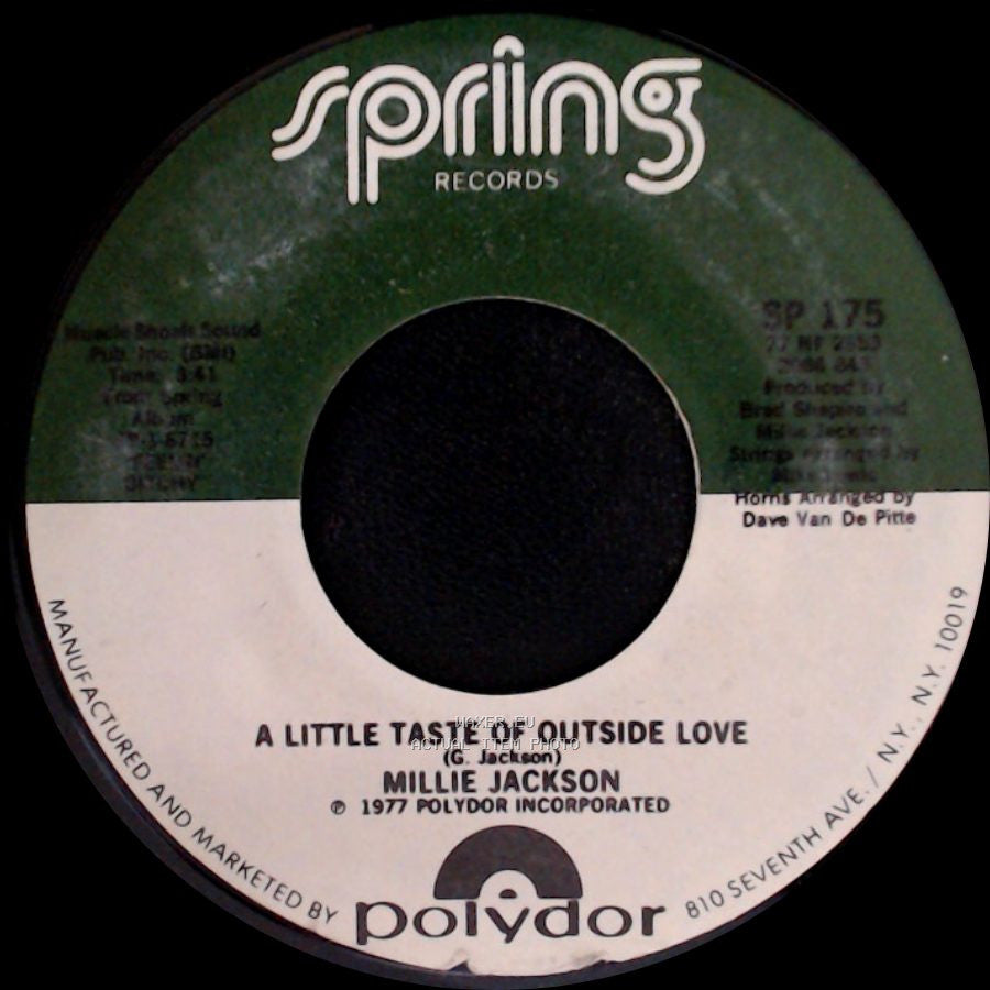 Millie Jackson - A Little Taste Of Outside Love / If You're Not Back In Love By Monday side A