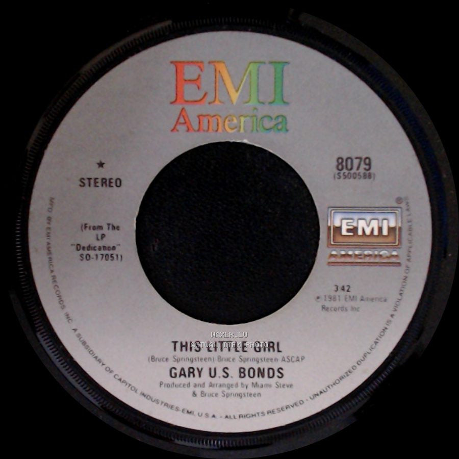 Gary U.S. Bonds - This Little Girl / Way Back When side A