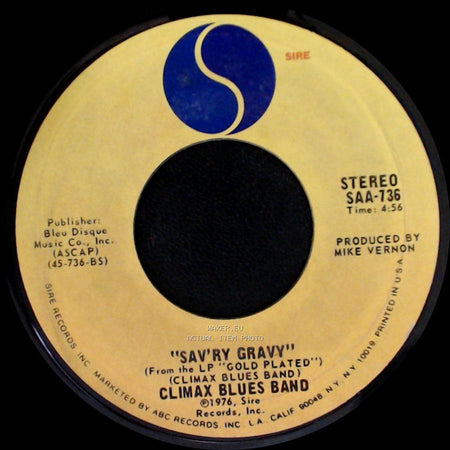 Climax Blues Band - Couldn't Get It Right / Sav'ry Gravy side B