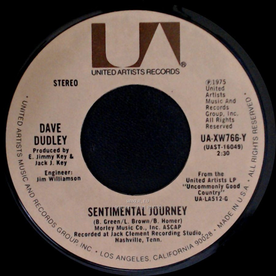 Dave Dudley - Sentimental Journey / The Night You Broke The News side A