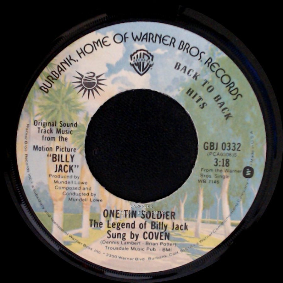 Coven - One Tin Soldier The Legend Of Billy Jack / Say Goodbye, Cause You're Leavin' side A