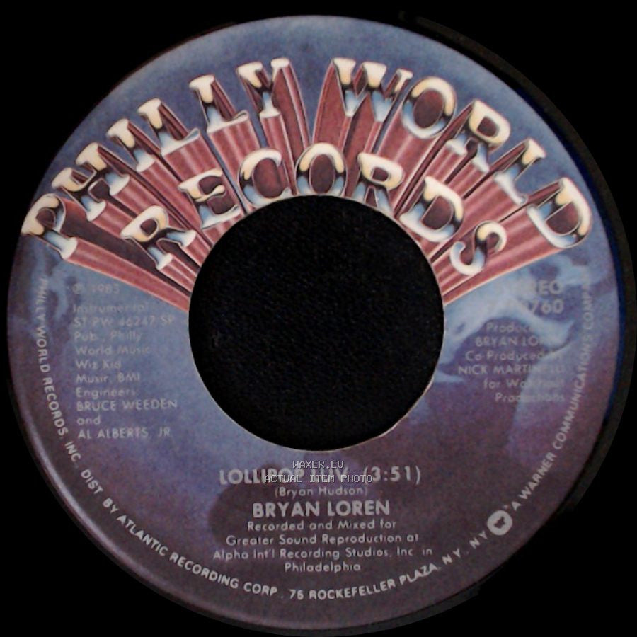 Bryan Loren - Lollipop Luv / Lollipop Luv side A