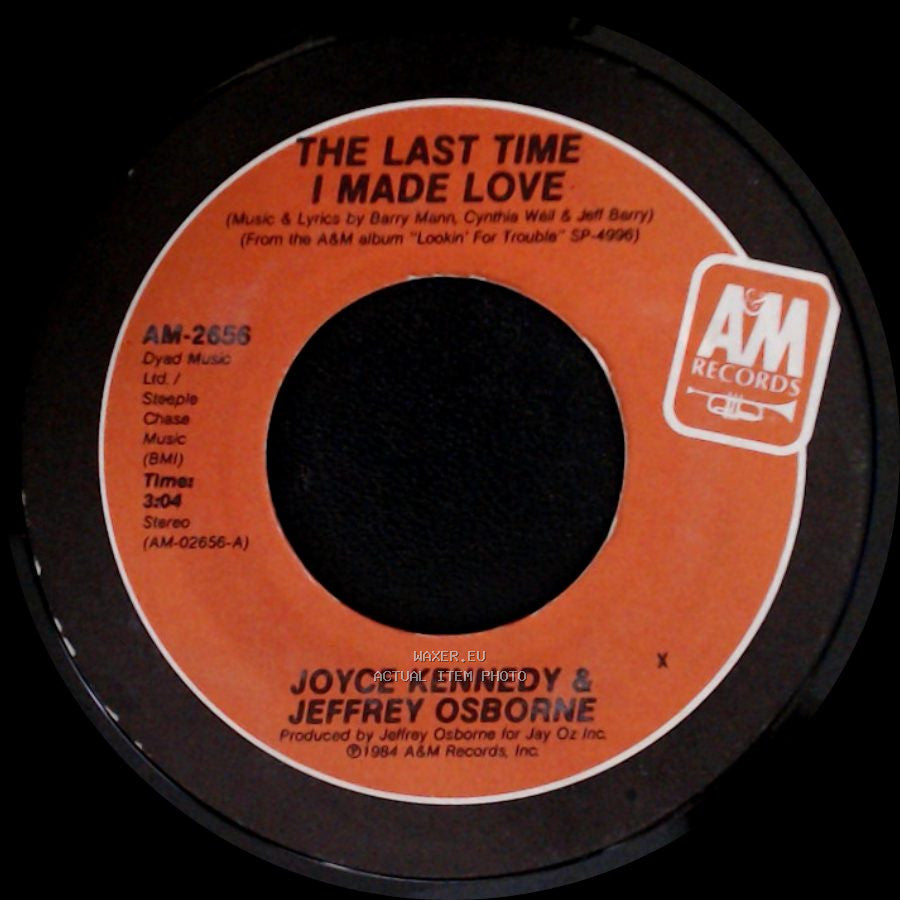 Joyce Kennedy / Joyce Kennedy & Jeffrey Osborne - Different Now / The Last Time I Made Love side B