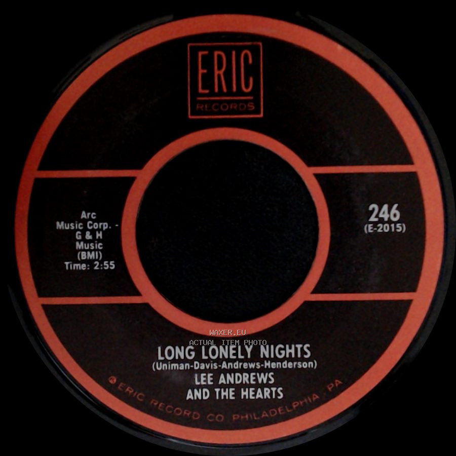 Lee Andrews And The Hearts - Long Lonely Nights / Teardrops side A