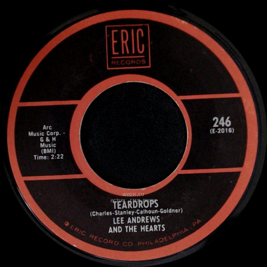 Lee Andrews And The Hearts - Long Lonely Nights / Teardrops side B