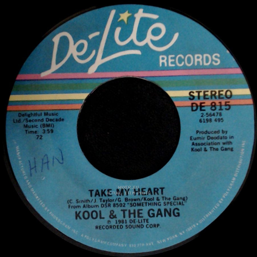 Kool & The Gang - Just Friends / Take My Heart side B