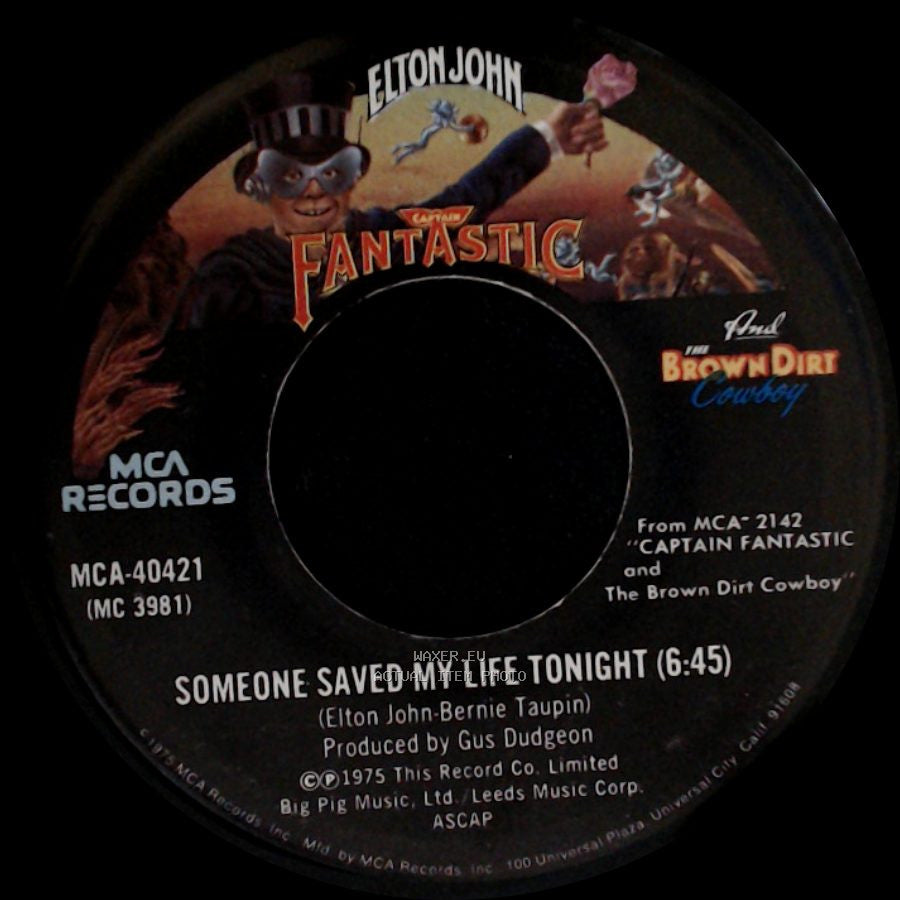 Elton John - Someone Saved My Life Tonight / House Of Cards side A