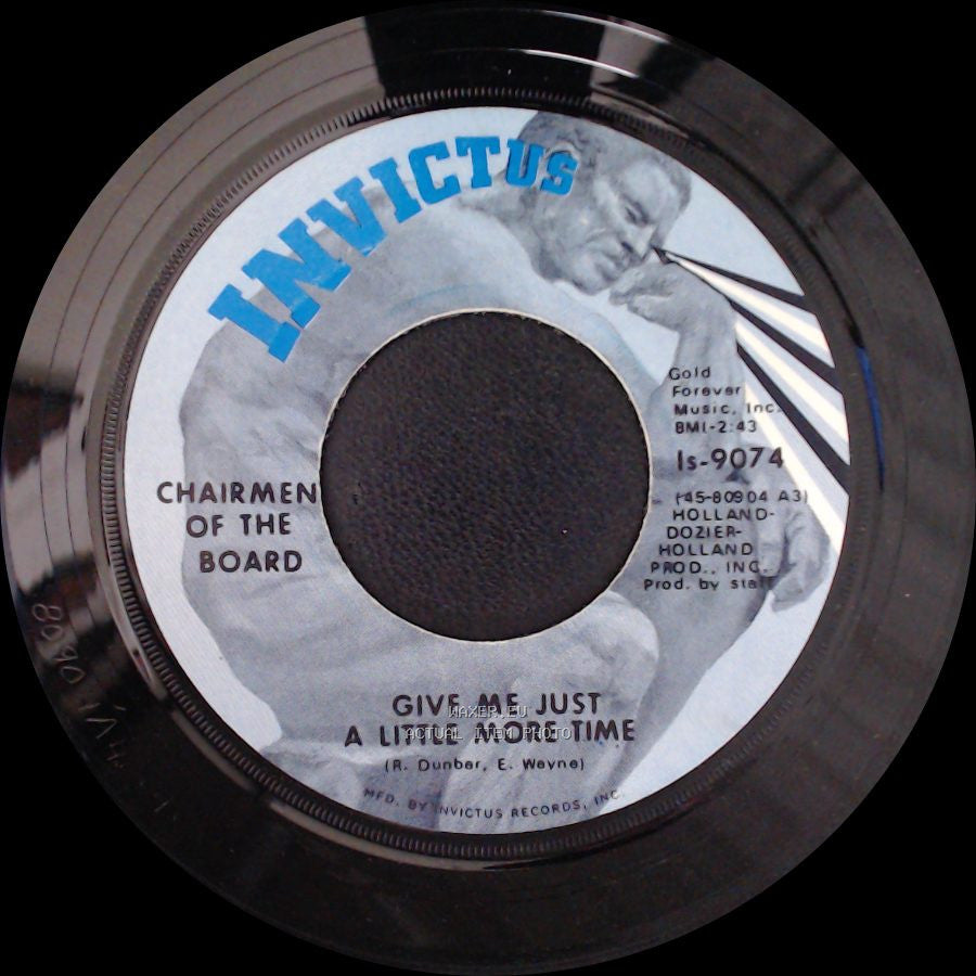 Chairmen Of The Board - Since The Days Of Pigtails (And Fairy Tales) / Give Me Just A Little More Time side B