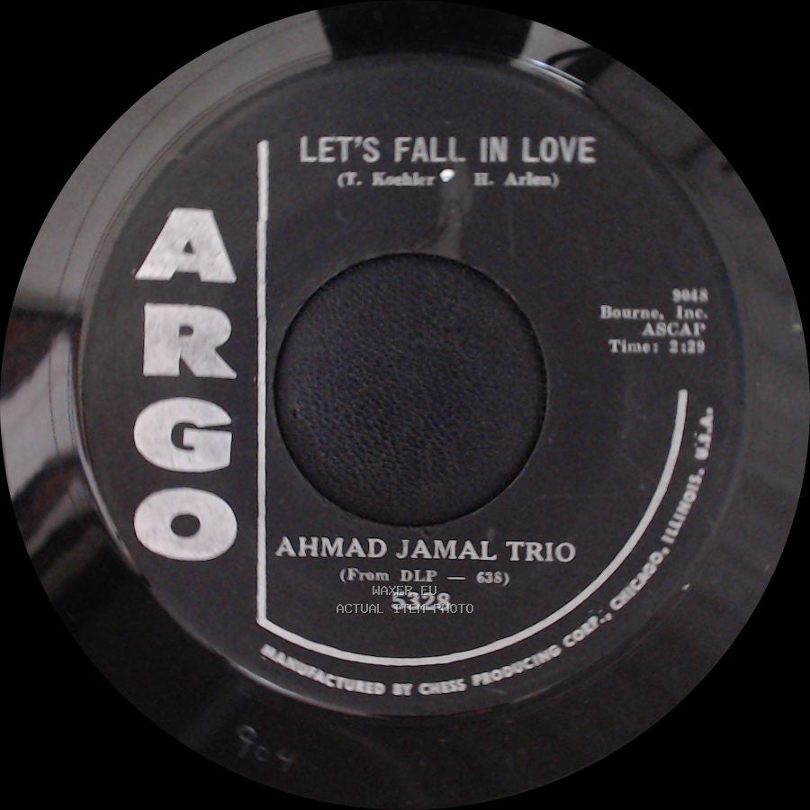Ahmad Jamal Trio - Let's Fall In Love / Ahmad's Blues side A