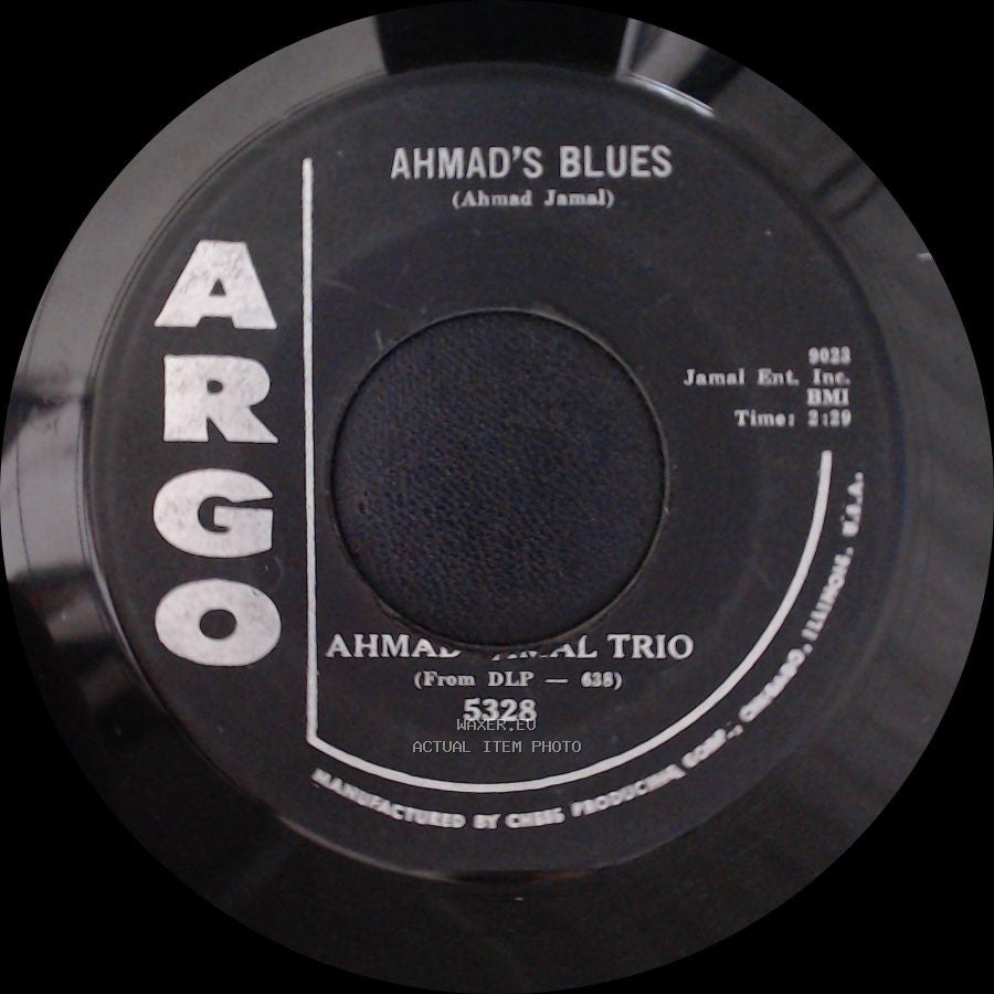 Ahmad Jamal Trio - Let's Fall In Love / Ahmad's Blues side B