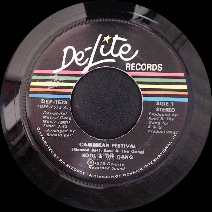 Kool & The Gang - Caribbean Festival / Caribbean Festival Disco Version side A