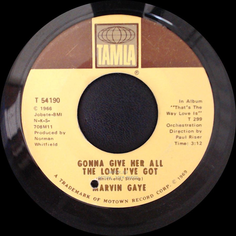 Marvin Gaye - Gonna Give Her All The Love I've Got / How Can I Forget side A