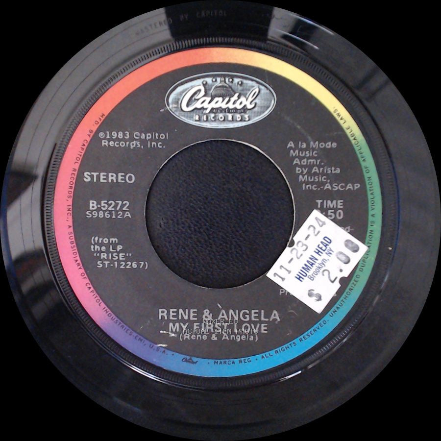 Rene & Angela - Bangin' The Boogie / My First Love side B