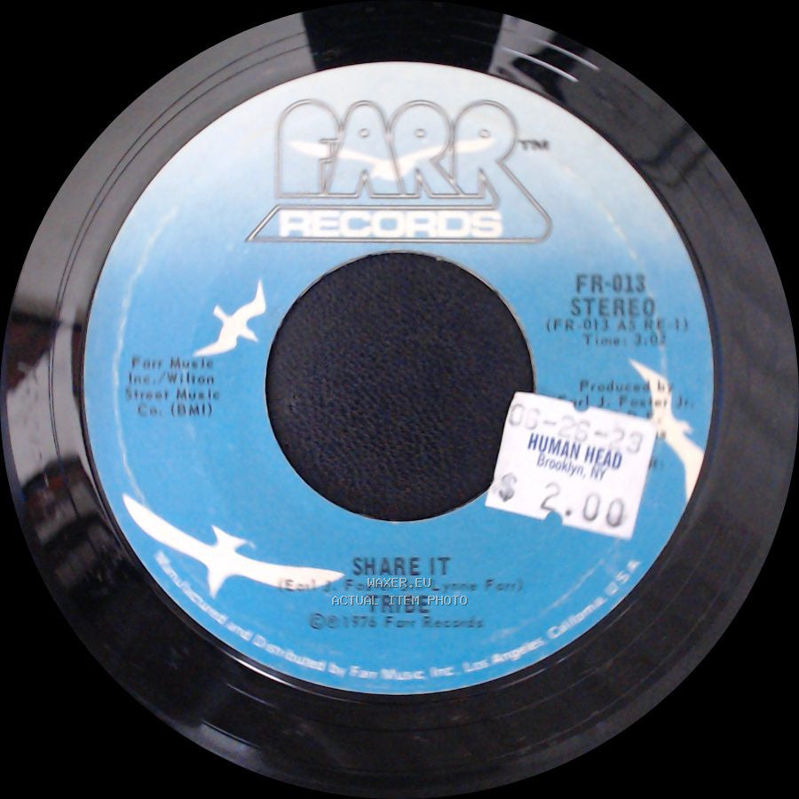 Tribe - Ain't Nothing But A Party / Share It side B