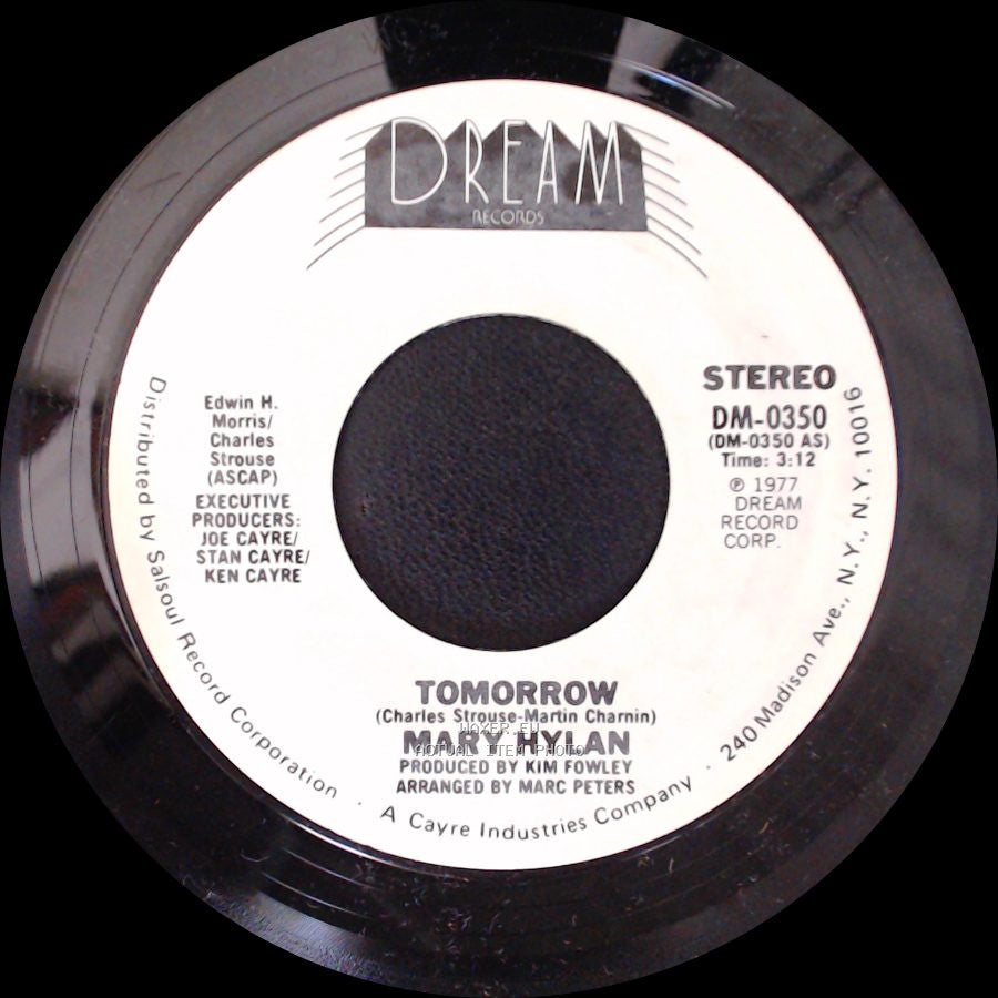 Mary Hylan - Tomorrow / Words And Music side A