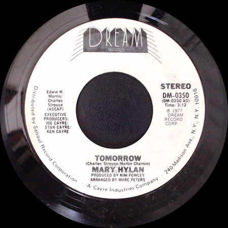 Mary Hylan - Tomorrow / Words And Music side A