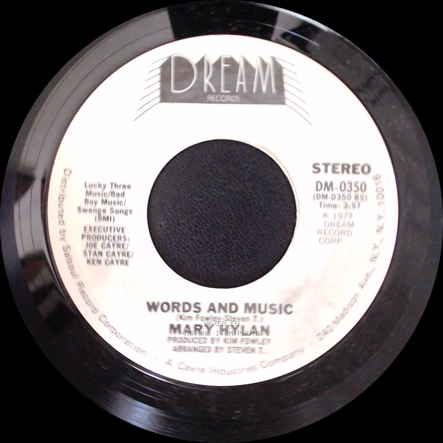 Mary Hylan - Tomorrow / Words And Music side B