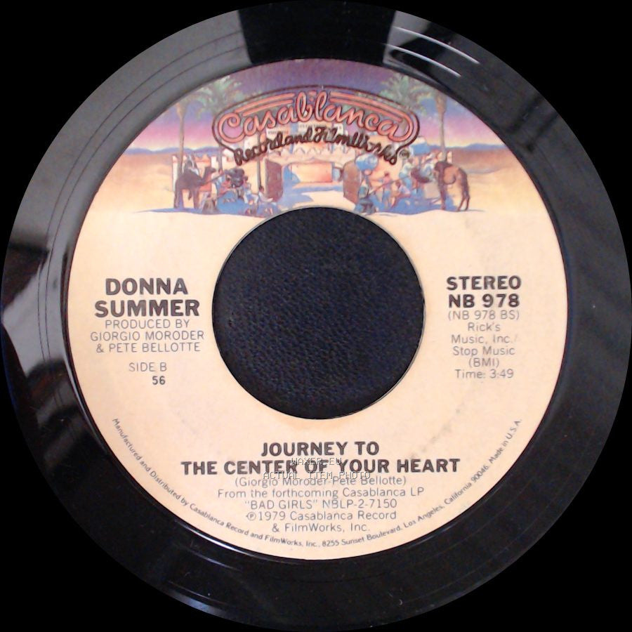 Donna Summer - Hot Stuff / Journey To The Center Of Your Heart side B