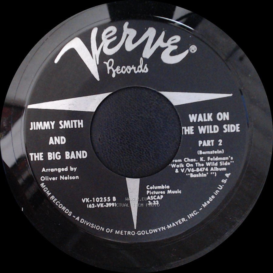 Jimmy Smith And The Big Band - Walk On The Wild Side Part 1 / Walk On The Wild Side Part 2 side B