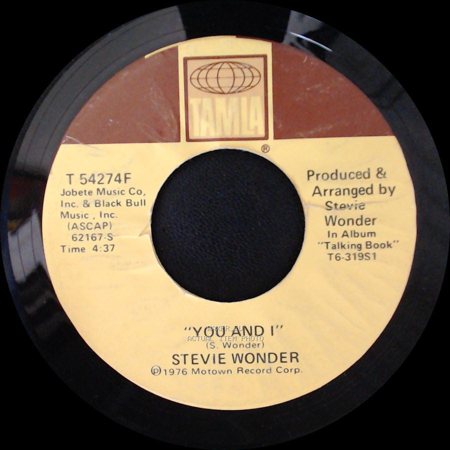 Stevie Wonder - You And I / I Wish side A