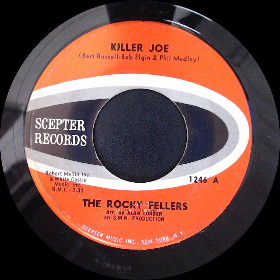 The Rocky Fellers - Lonely Teardrops / Killer Joe side B