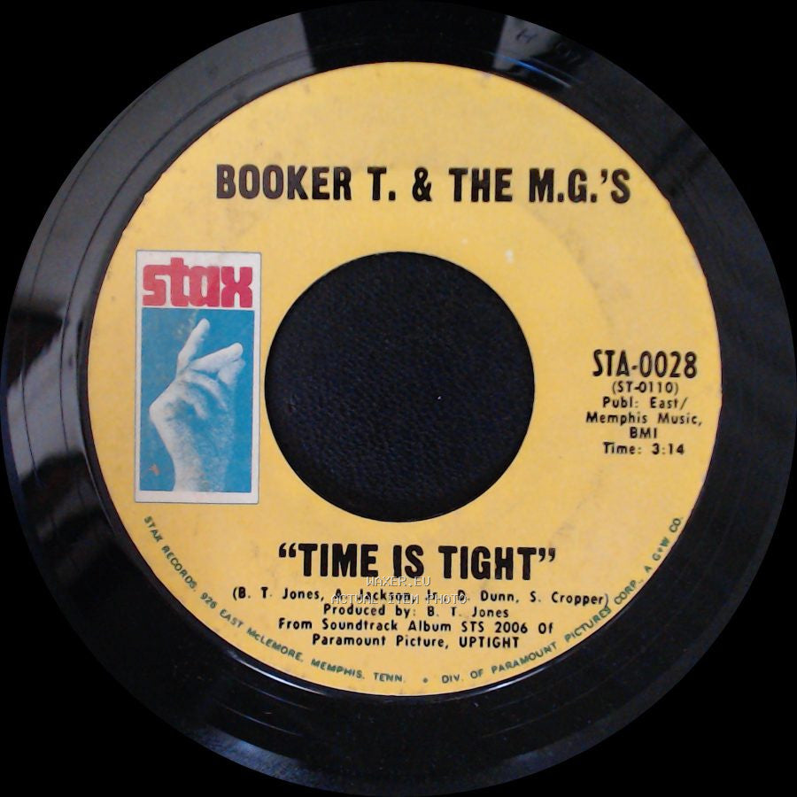 Booker T. & The M.G.'s - Johnny, I Love You / Time Is Tight side B