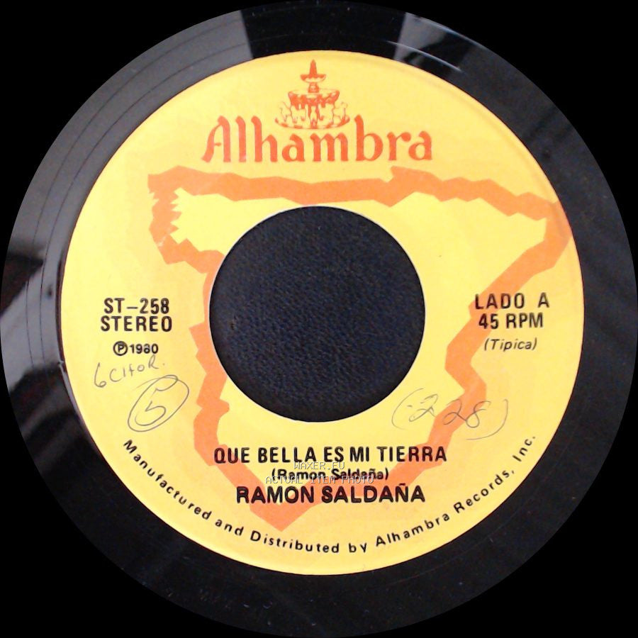 Ramon Saldaña - Que Bella Es Mi Tierra / Amanecer side A