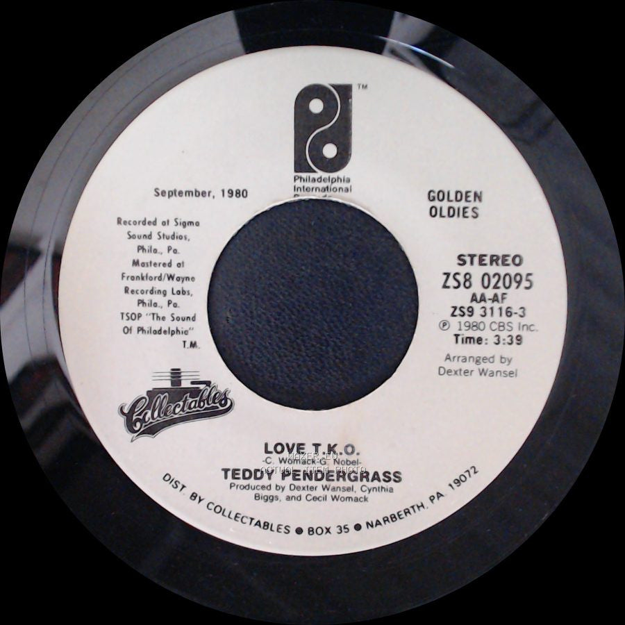 Teddy Pendergrass - Love T.K.O. / Can't We Try side A