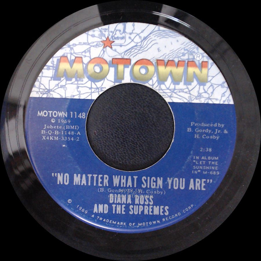 Diana Ross And The Supremes - The Young Folks / No Matter What Sign You Are side B