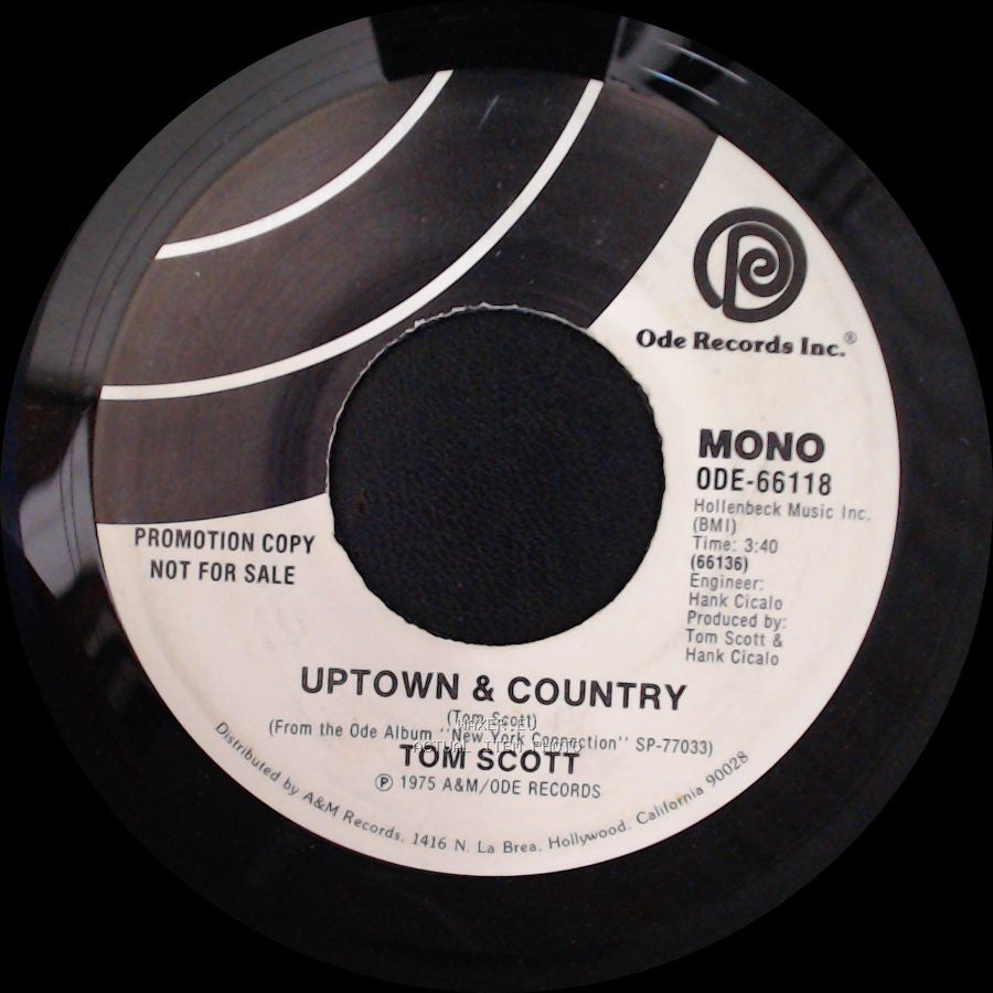 Tom Scott - Uptown & Country / Uptown & Country side B