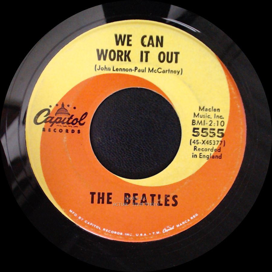 The Beatles - Day Tripper / We Can Work It Out side B