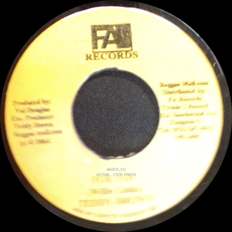 Trevor Junior - For You / Bin A Long Time side A